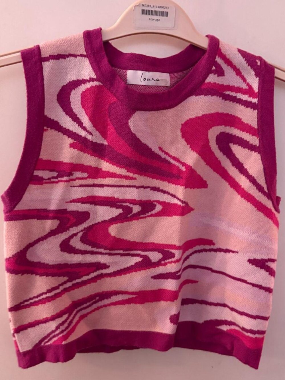 💗 Louna swirl print knit tank 💗
